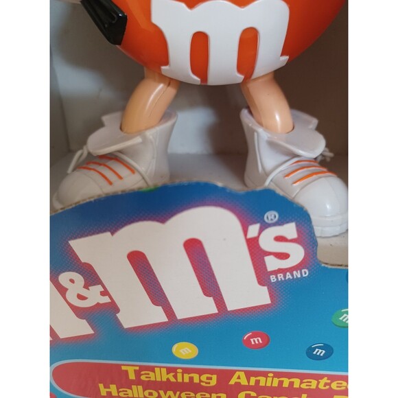 VINTAGE M&M'S TALKING ANIMATED HALLOWEEN CANDY DISH NIB - Picture 9 of 12